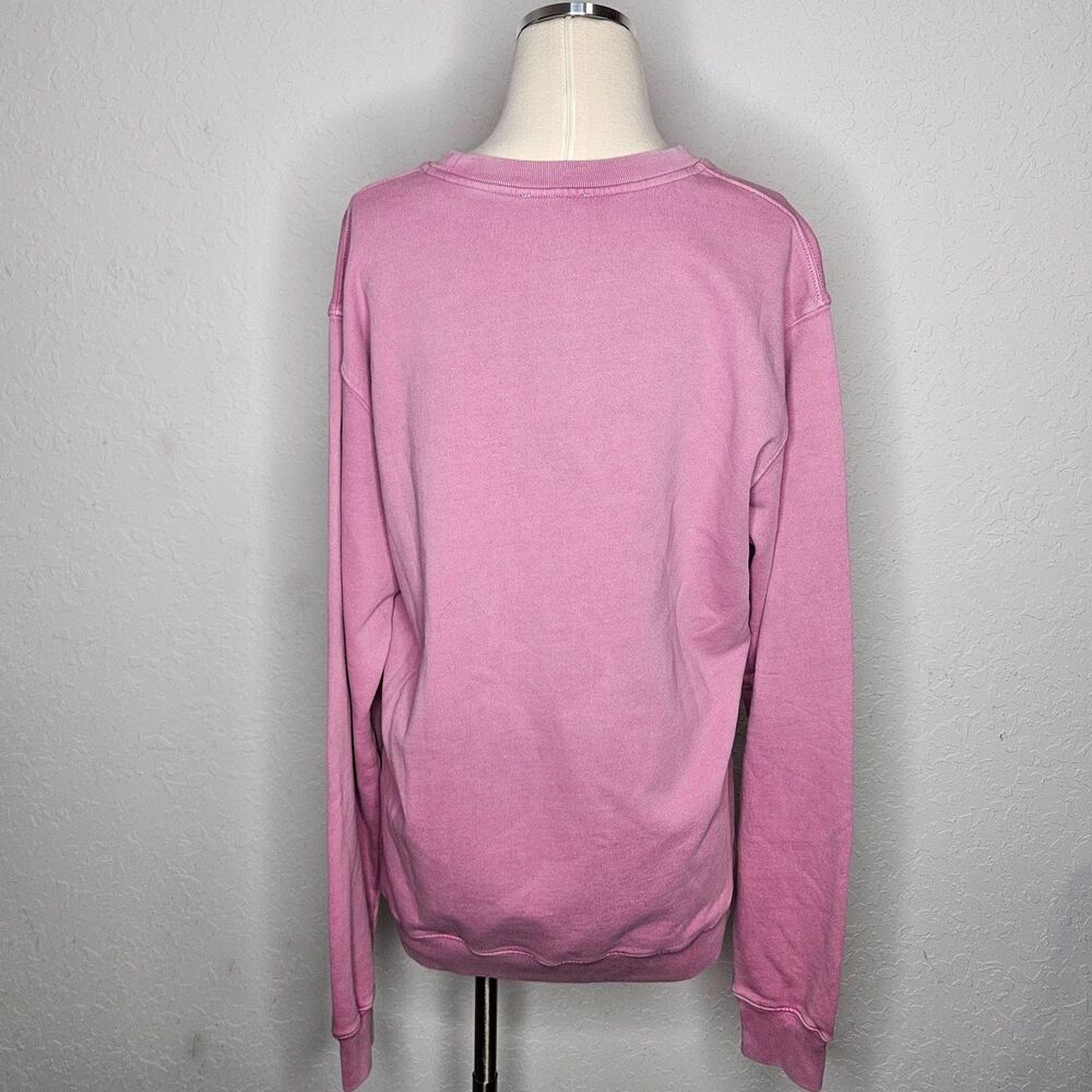 Zutter Rock N Roll Graphic Sweatshirt Pink Pullover 100% Cotton Size S/M - Picture 5 of 7